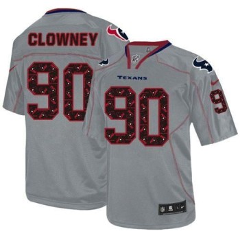 Texans #90 Jadeveon Clowney New Lights Out Grey Youth Stitched NFL Elite Jersey Texans #90 Jadeveon Clowney New Lights Out Grey Youth Stitched NFL Elite Jersey