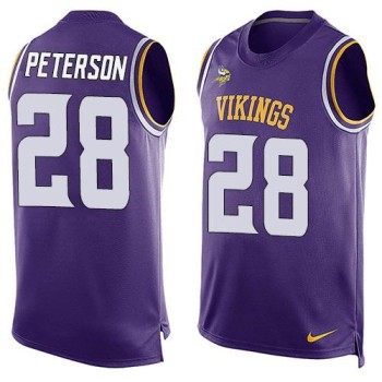 Vikings #28 Adrian Peterson Purple Team Color Men's Stitched NFL Limited Tank Top Jersey Vikings #28 Adrian Peterson Purple Team Color Men's Stitched NFL Limited Tank Top Jersey