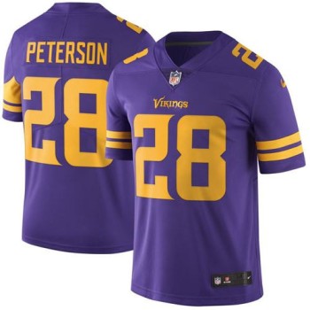 Vikings #28 Adrian Peterson Purple Youth Stitched NFL Limited Rush Jersey Vikings #28 Adrian Peterson Purple Youth Stitched NFL Limited Rush Jersey