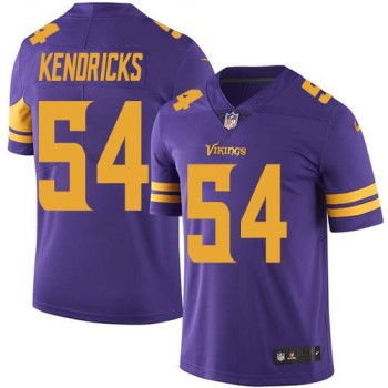 Vikings #54 Eric Kendricks Purple Men's Stitched NFL Limited Rush Jersey Vikings #54 Eric Kendricks Purple Men's Stitched NFL Limited Rush Jersey