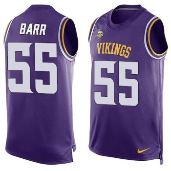 Vikings #55 Anthony Barr Purple Team Color Men's Stitched NFL Limited Tank Top Jersey Vikings #55 Anthony Barr Purple Team Color Men's Stitched NFL Limited Tank Top Jersey
