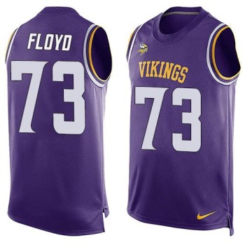 Vikings #73 Sharrif Floyd Purple Team Color Men's Stitched NFL Limited Tank Top Jersey Vikings #73 Sharrif Floyd Purple Team Color Men's Stitched NFL Limited Tank Top Jersey