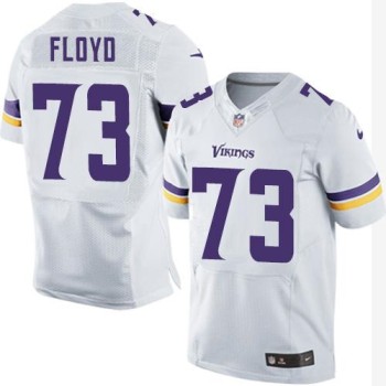 Vikings #73 Sharrif Floyd White Men's Stitched NFL Elite Jersey Vikings #73 Sharrif Floyd White Men's Stitched NFL Elite Jersey