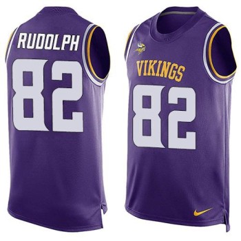 Vikings #82 Kyle Rudolph Purple Team Color Men's Stitched NFL Limited Tank Top Jersey Vikings #82 Kyle Rudolph Purple Team Color Men's Stitched NFL Limited Tank Top Jersey