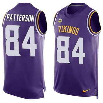 Vikings #84 Cordarrelle Patterson Purple Team Color Men's Stitched NFL Limited Tank Top Jersey Vikings #84 Cordarrelle Patterson Purple Team Color Men's Stitched NFL Limited Tank Top Jersey