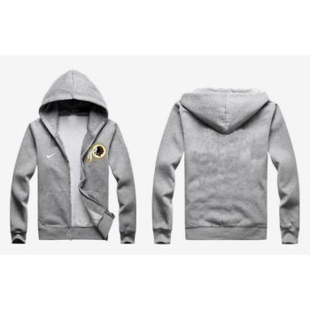 Washington Redskins Authentic Logo Hoodie Grey Washington Redskins Authentic Logo Hoodie Grey