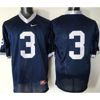Nittany lions #3 Navy Blue Stitched NCAA Jersey Nittany lions #3 Navy Blue Stitched NCAA Jersey