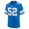 Men's Detroit Lions Netane Muti  Blue Game Jersey