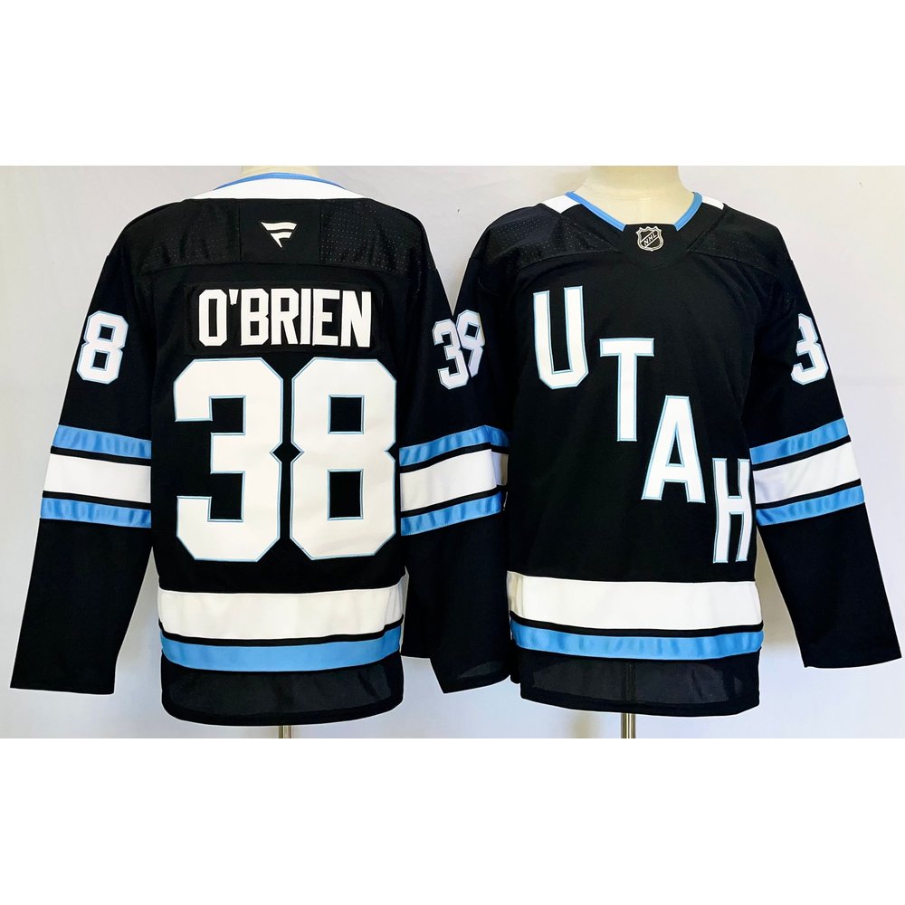 Youth Utah Mammoth #38 Liam O'Brien Navy 2024-25 Stitched Jersey
