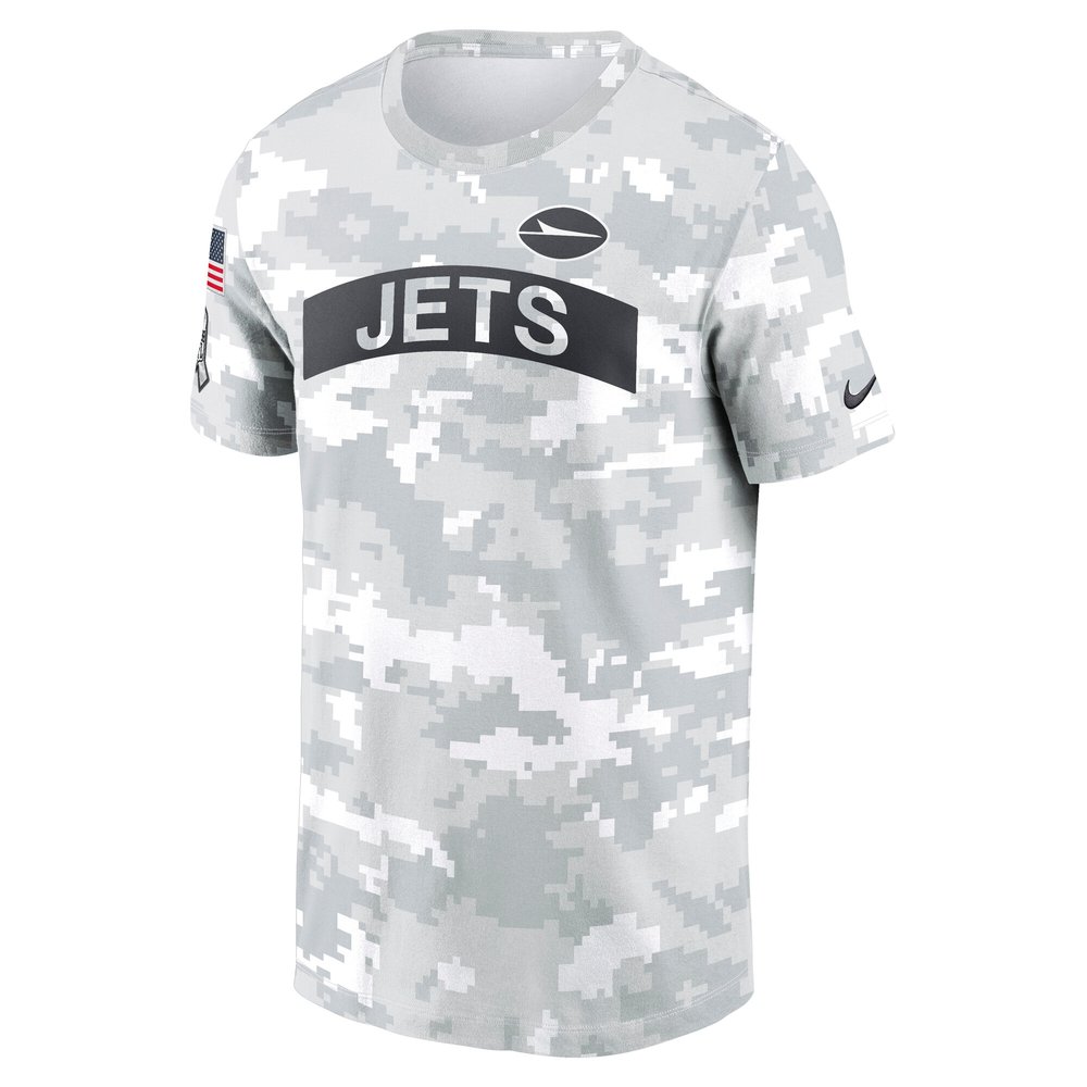 Men's New York Jets Arctic Camo 2024 Salute To Service Performance T-Shirt