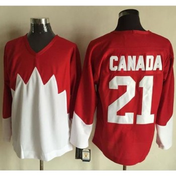 Olympic CA. #21 Canada Red/White 1972 Commemorative CCM Stitched NHL Jersey Olympic CA. #21 Canada Red/White 1972 Commemorative CCM Stitched NHL Jersey