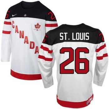 Olympic CA. #26 Martin St.Louis White 100th Anniversary Stitched NHL Jersey Olympic CA. #26 Martin St.Louis White 100th Anniversary Stitched NHL Jersey