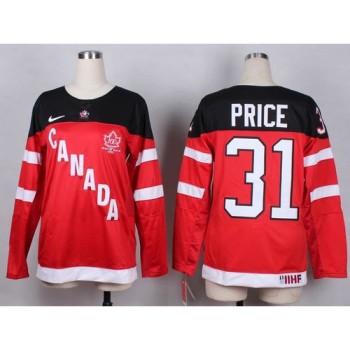 Olympic CA. #31 Carey Price Red 100th Anniversary Women's Stitched NHL Jersey Olympic CA. #31 Carey Price Red 100th Anniversary Women's Stitched NHL Jersey