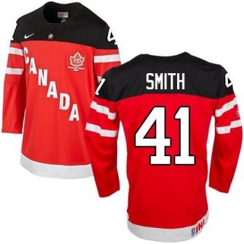Olympic CA. #41 Mike Smith Red 100th Anniversary Stitched NHL Jersey Olympic CA. #41 Mike Smith Red 100th Anniversary Stitched NHL Jersey