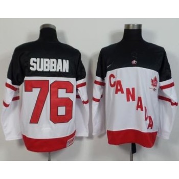 Olympic CA. #76 P.K Subban White 100th Anniversary Stitched NHL Jersey Olympic CA. #76 P.K Subban White 100th Anniversary Stitched NHL Jersey
