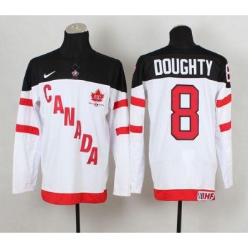 Olympic CA. #8 Drew Doughty White 100th Anniversary Stitched NHL Jersey Olympic CA. #8 Drew Doughty White 100th Anniversary Stitched NHL Jersey