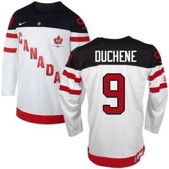 Olympic CA. #9 Matt Duchene White 100th Anniversary Stitched NHL Jersey Olympic CA. #9 Matt Duchene White 100th Anniversary Stitched NHL Jersey