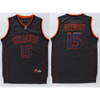 Orange #15 Carmelo Anthony Black Basketball Stitched NCAA Jersey Orange #15 Carmelo Anthony Black Basketball Stitched NCAA Jersey