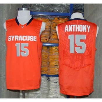 Orange #15 Carmelo Anthony Orange Basketball Stitched NCAA Jersey Orange #15 Carmelo Anthony Orange Basketball Stitched NCAA Jersey