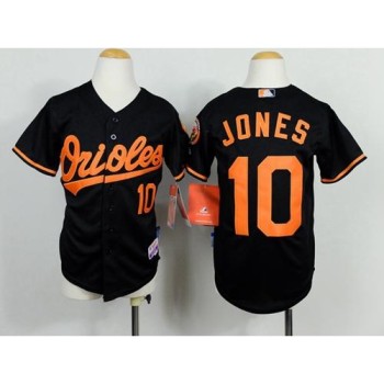 Orioles #10 Adam Jones Black Cool Base Stitched Youth MLB Jersey Orioles #10 Adam Jones Black Cool Base Stitched Youth MLB Jersey