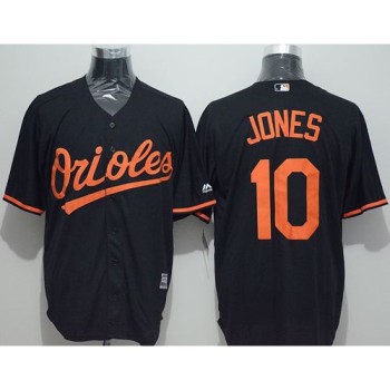 Orioles #10 Adam Jones Black New Cool Base Stitched MLB Jersey Orioles #10 Adam Jones Black New Cool Base Stitched MLB Jersey