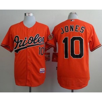 Orioles #10 Adam Jones Orange Cool Base Stitched MLB Jersey Orioles #10 Adam Jones Orange Cool Base Stitched MLB Jersey
