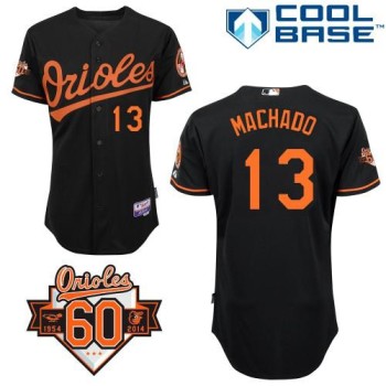 Orioles #13 Manny Machado Black Cool Base Stitched MLB Jersey Orioles #13 Manny Machado Black Cool Base Stitched MLB Jersey