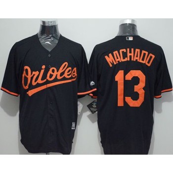 Orioles #13 Manny Machado Black New Cool Base Stitched MLB Jersey Orioles #13 Manny Machado Black New Cool Base Stitched MLB Jersey