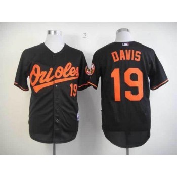 Orioles #19 Chris Davis Black Cool Base Stitched MLB Jersey Orioles #19 Chris Davis Black Cool Base Stitched MLB Jersey