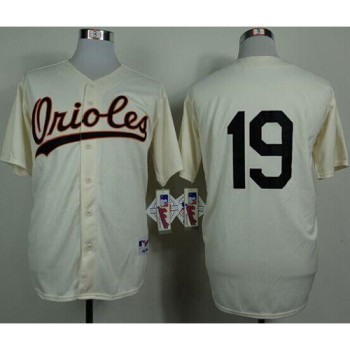Orioles #19 Chris Davis Cream 1954 Turn Back The Clock Stitched MLB Jersey Orioles #19 Chris Davis Cream 1954 Turn Back The Clock Stitched MLB Jersey