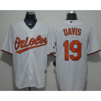 Orioles #19 Chris Davis White New Cool Base Stitched MLB Jersey Orioles #19 Chris Davis White New Cool Base Stitched MLB Jersey