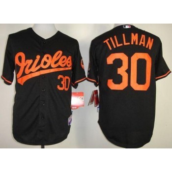 Orioles #30 Chris Tillman Black Cool Base Stitched MLB Jersey Orioles #30 Chris Tillman Black Cool Base Stitched MLB Jersey