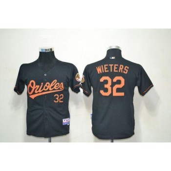 Orioles #32 Matt Wieters Black Cool Base Stitched Youth MLB Jersey Orioles #32 Matt Wieters Black Cool Base Stitched Youth MLB Jersey