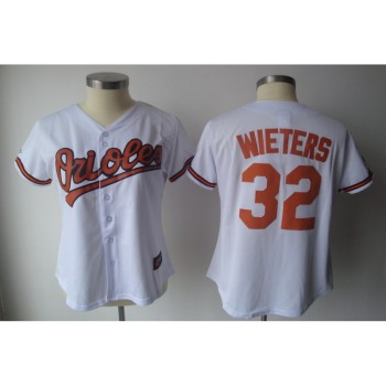 Orioles #32 Matt Wieters White Women's Fashion Stitched MLB Jersey Orioles #32 Matt Wieters White Women's Fashion Stitched MLB Jersey