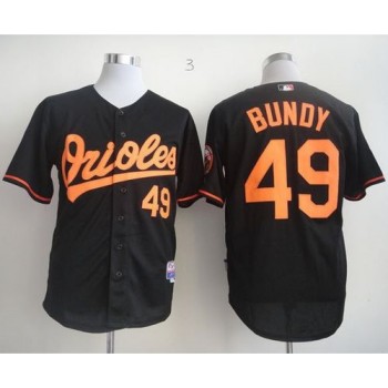 Orioles #49 Dylan Bundy Black Cool Base Stitched MLB Jersey Orioles #49 Dylan Bundy Black Cool Base Stitched MLB Jersey
