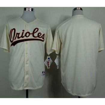 Orioles Blank Cream 1954 Turn Back The Clock Stitched MLB Jersey Orioles Blank Cream 1954 Turn Back The Clock Stitched MLB Jersey