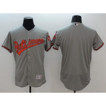 Orioles Blank Grey Flexbase Authentic Collection Stitched MLB Jersey Orioles Blank Grey Flexbase Authentic Collection Stitched MLB Jersey