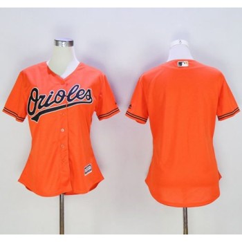 Orioles Blank Orange Women's Alternate Stitched MLB Jersey Orioles Blank Orange Women's Alternate Stitched MLB Jersey