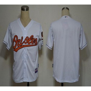 Orioles Blank White Cool Base Stitched MLB Jersey Orioles Blank White Cool Base Stitched MLB Jersey