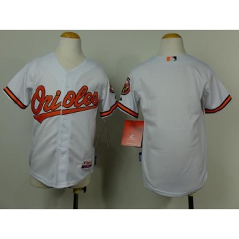 Orioles Blank White Cool Base Stitched Youth MLB Jersey Orioles Blank White Cool Base Stitched Youth MLB Jersey