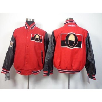 Ottawa Senators Blank Satin Button-Up Red NHL Jacket Ottawa Senators Blank Satin Button-Up Red NHL Jacket
