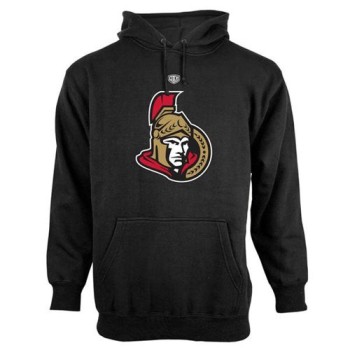 Ottawa Senators Old Time Hockey Big Logo with Crest Pullover Hoodie Black Ottawa Senators Old Time Hockey Big Logo with Crest Pullover Hoodie Black