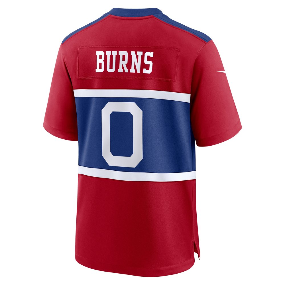 Men's New York Giants Brian Burns Century Red Alternate Game Jersey Men's New York Giants Brian Burns Century Red Alternate Game Jersey