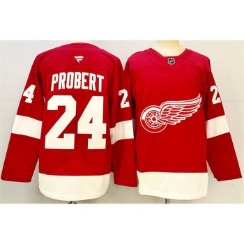 Youth Detroit Red Wings #24 Bob Probert Red 2024-25 Stitched Jersey Youth Detroit Red Wings #24 Bob Probert Red 2024-25 Stitched Jersey