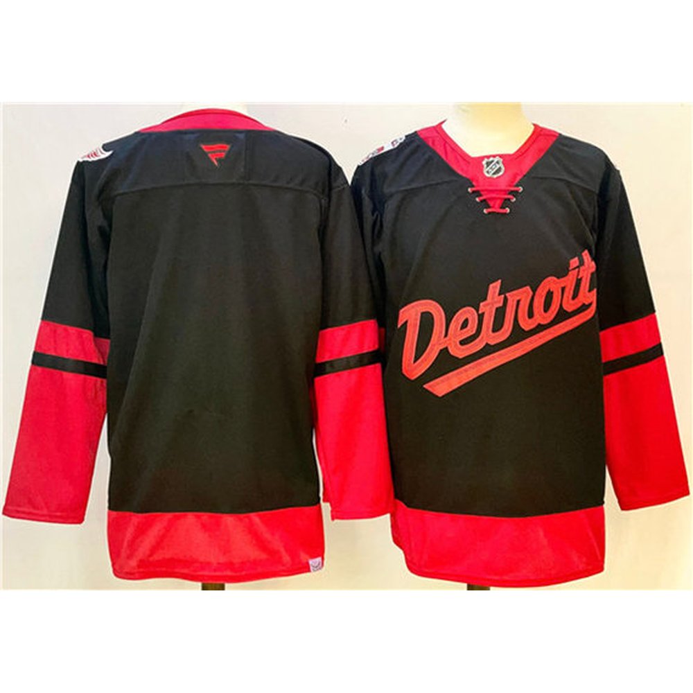 Youth Detroit Red Wings Blank Black 2024-25 Stitched Jersey Youth Detroit Red Wings Blank Black 2024-25 Stitched Jersey