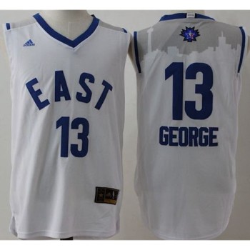 Pacers #13 Paul George White 2016 All Star Stitched NBA Jersey