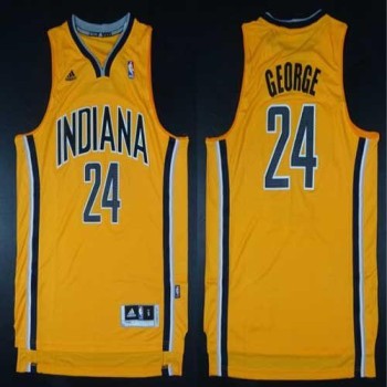 Pacers #24 Paul George Yellow Alternate Stitched NBA Jersey Pacers #24 Paul George Yellow Alternate Stitched NBA Jersey