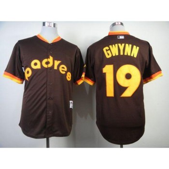 Padres #19 Tony Gwynn Coffee 1984 Turn Back The Clock Stitched MLB Jersey Padres #19 Tony Gwynn Coffee 1984 Turn Back The Clock Stitched MLB Jersey