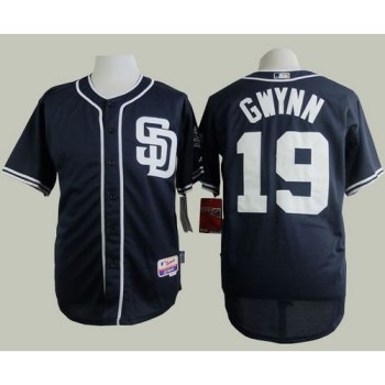 Padres #19 Tony Gwynn Navy Blue Cool Base Stitched MLB Jersey Padres #19 Tony Gwynn Navy Blue Cool Base Stitched MLB Jersey