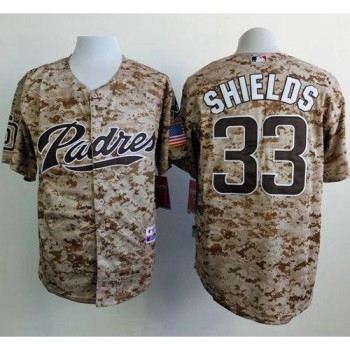 Padres #33 James Shields Camo Alternate 2 Cool Base Stitched MLB Jersey Padres #33 James Shields Camo Alternate 2 Cool Base Stitched MLB Jersey